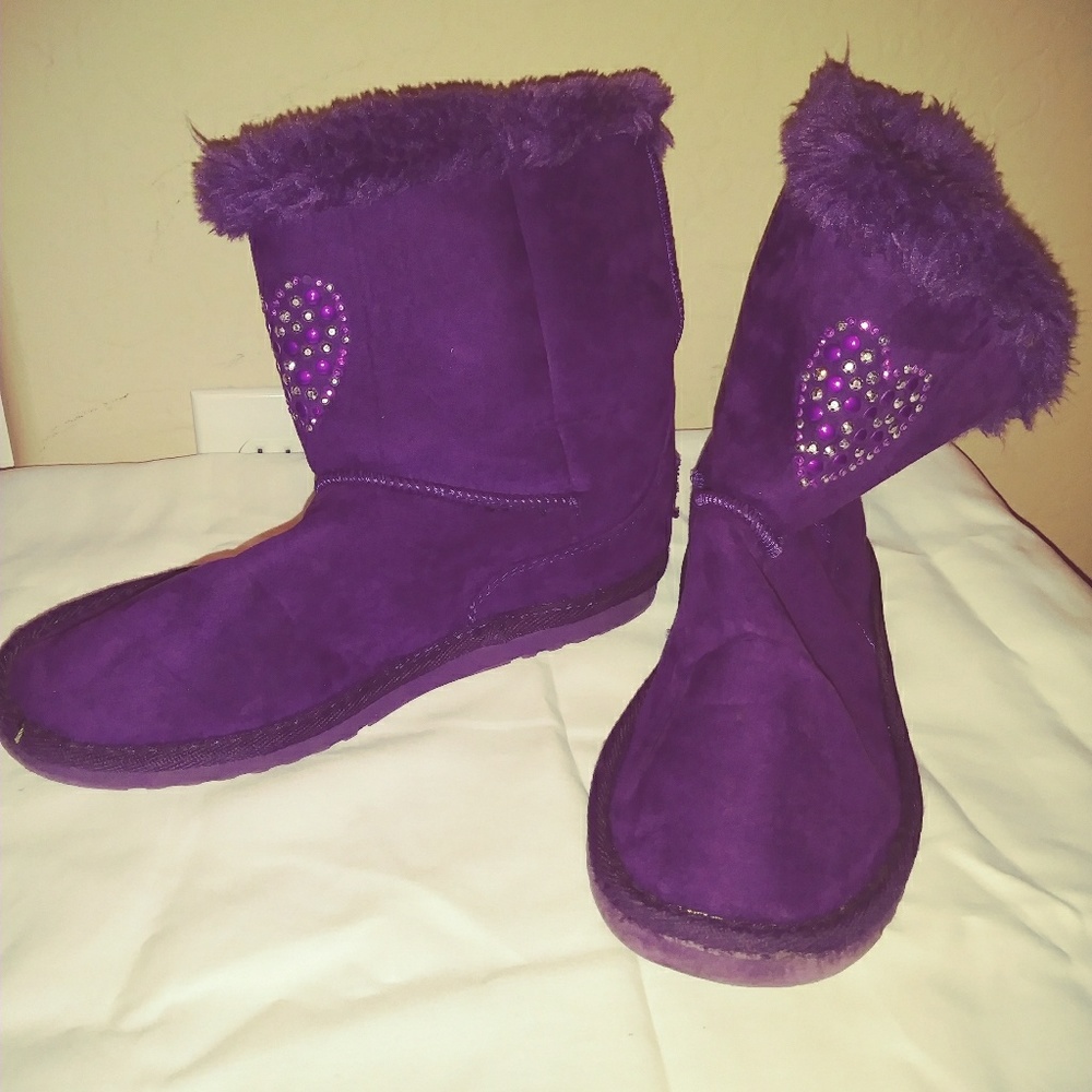 Kids / Girls Purple boots